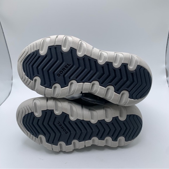 NWOB Sorel Kids Explorer Cozy toddler blue & grey snow boots size 9 NEW - Picture 8 of 9